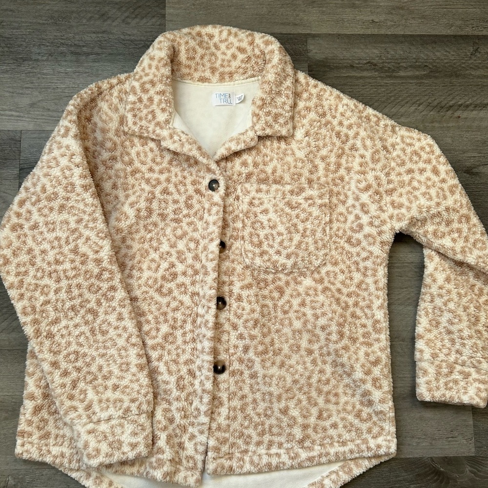 Fleece lined shacket